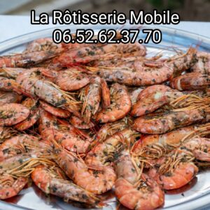 Poêlée de gambas by La Rôtisserie Mobile