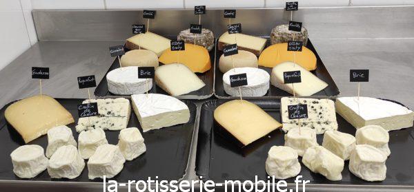 Plateau de dix fromages différents