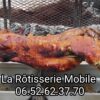 Porcelet à la broche by La Rôtisserie Mobile