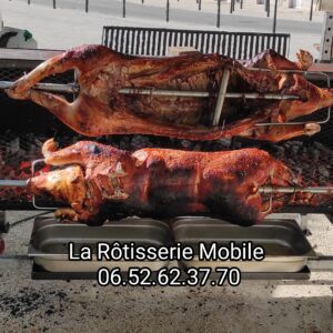 Porcelet à la broche by La Rôtisserie Mobile