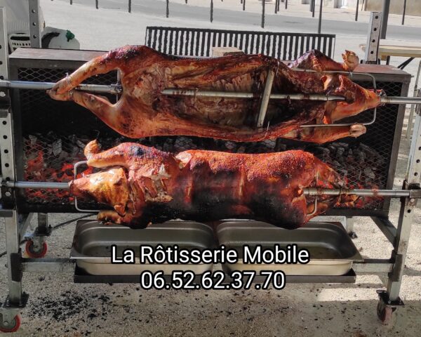 Porcelet à la broche by La Rôtisserie Mobile