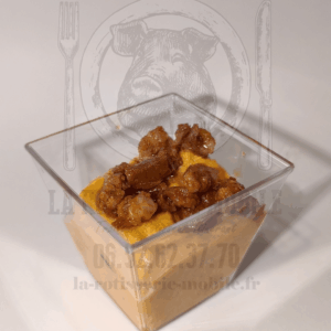 Verrine patate douce chorizo