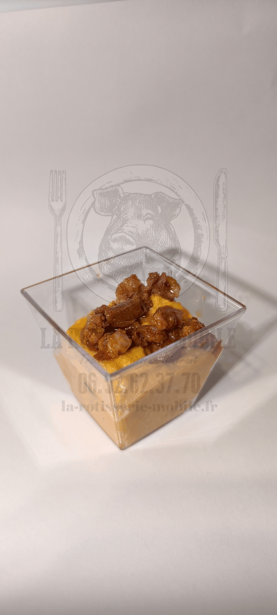 Verrine patate douce chorizo