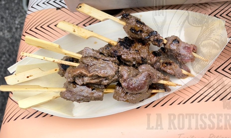 Mini brochettes de bœuf